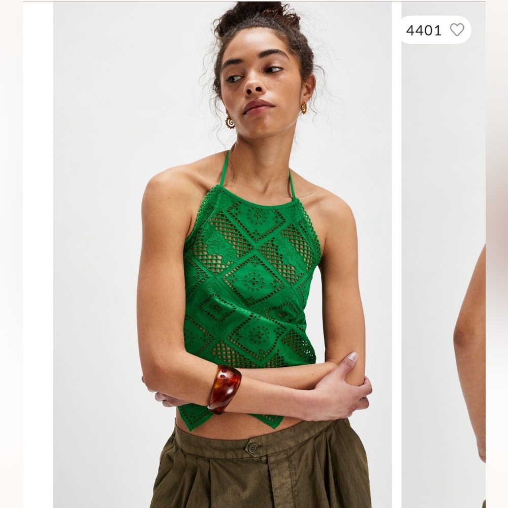 NWT Free People Hankie Halter Top (size S)